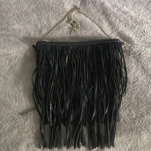 Fringed purse